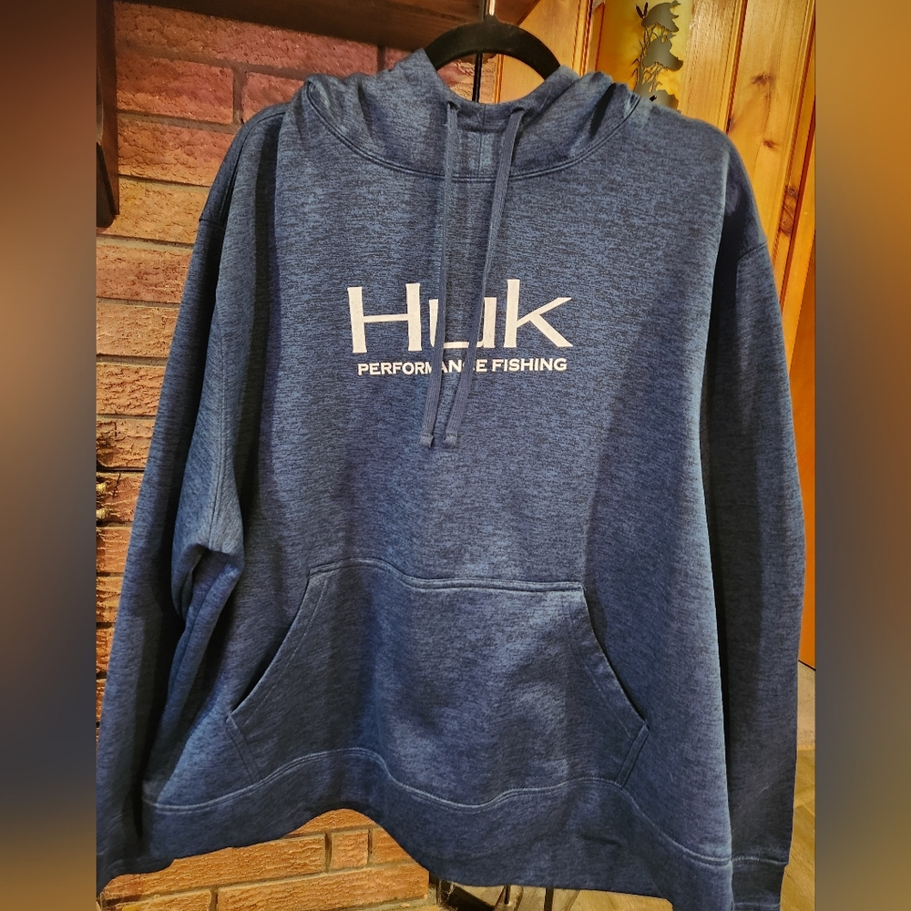 Huk Men's Navy Performance Hoodie